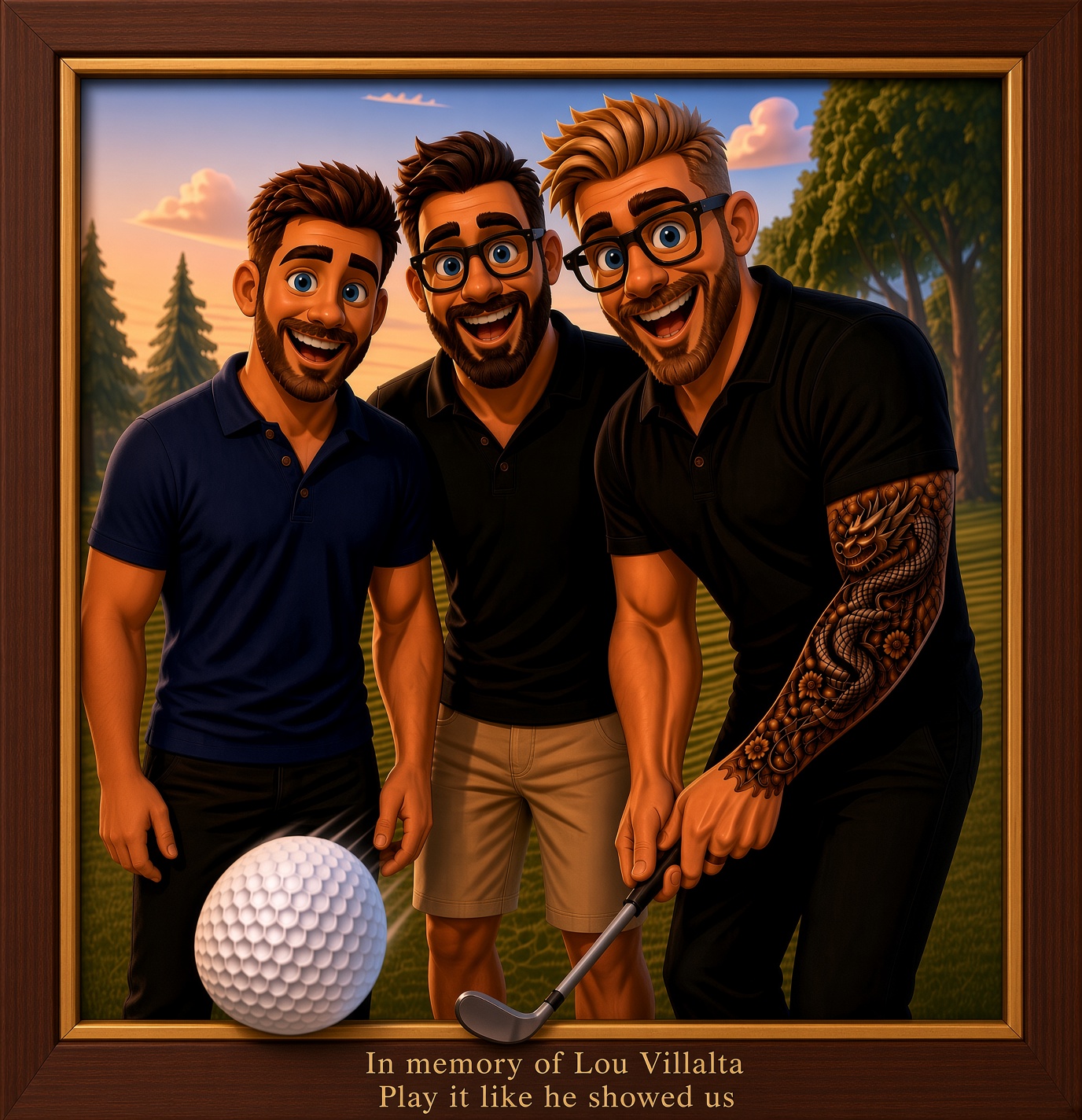 In memory of Lou Villalta. Justin and his brothers. Play it like he showed us.